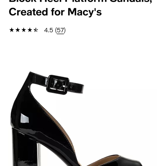 Sun & Stone Chunky heels size 7.5 from Macy's - Picture 5 of 6